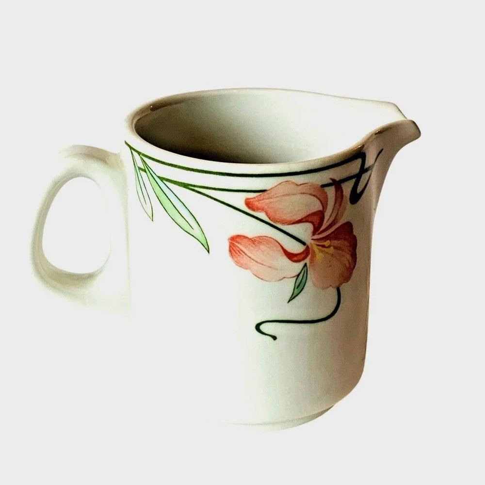 Villeroy & Boch Floral Ceramic‎ Creamer Pitcher Vintage Small Individual